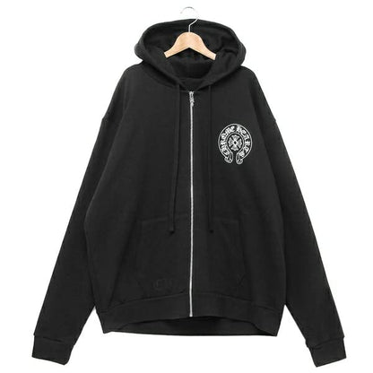 CH Zip-Up Hoodie Black