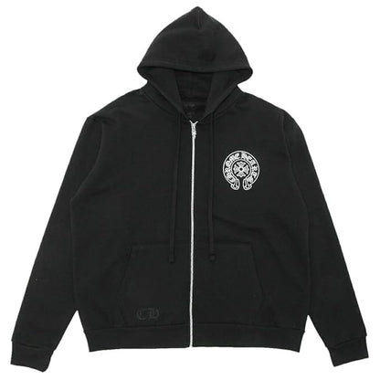 CH Zip-Up Hoodie Black