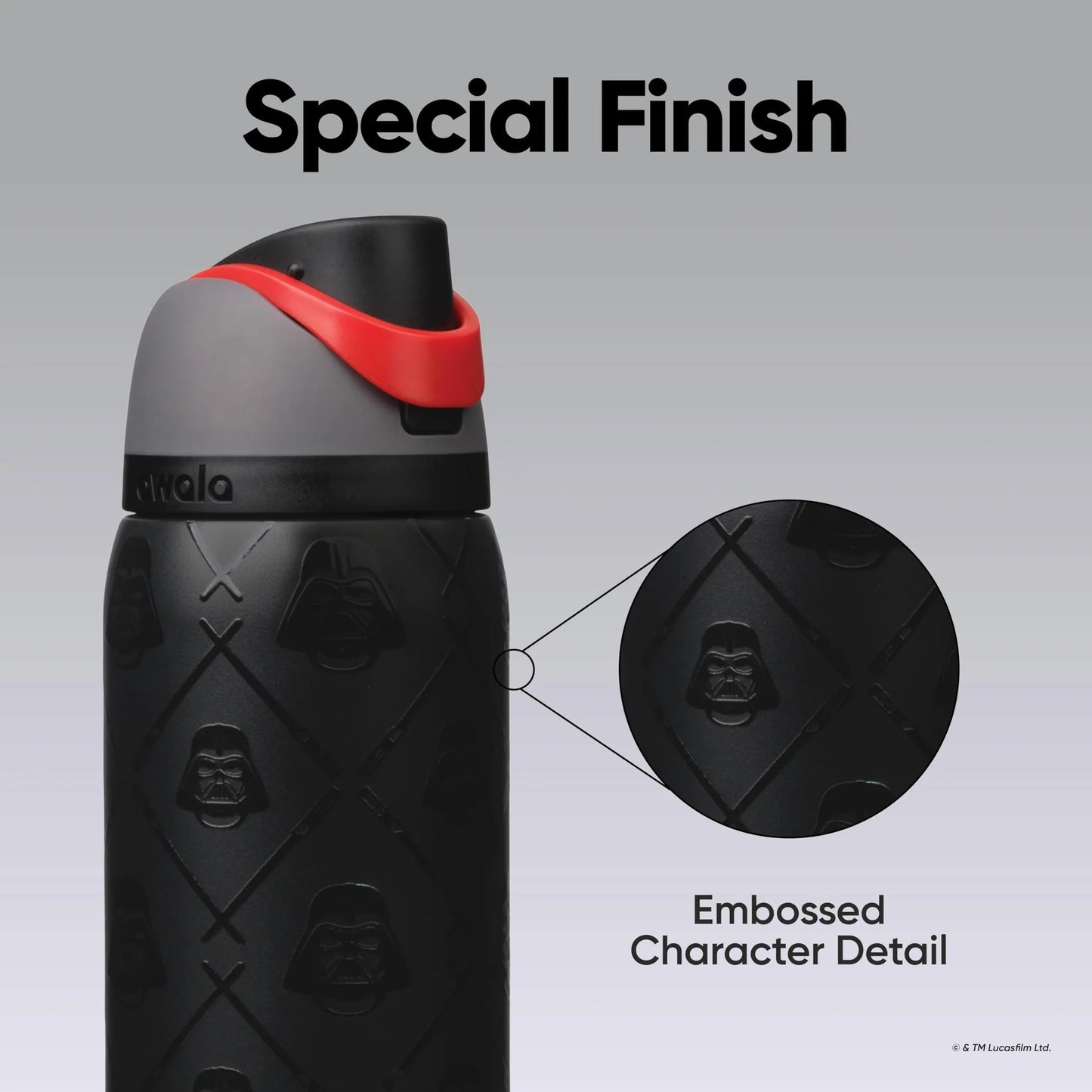 Star Wars FreeSip Stainless Steel Water Bottle 32 oz