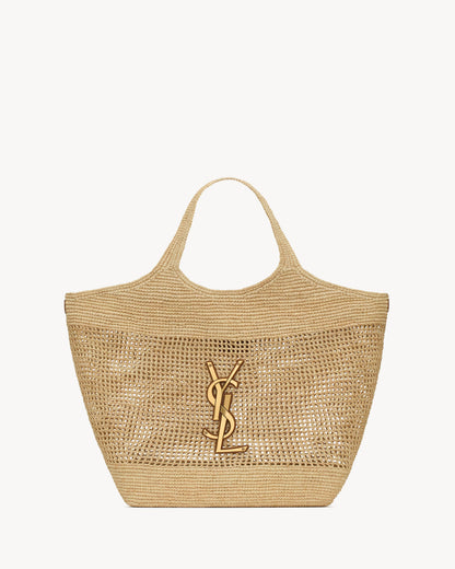 LAURENT ICARE RAFFIA BAG