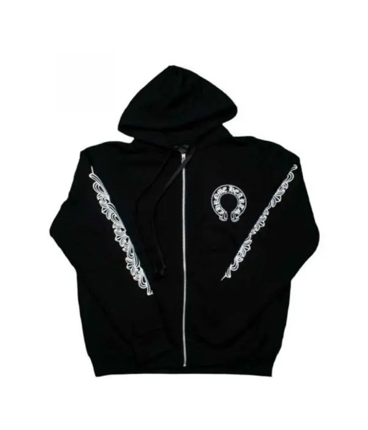 CH Zip-Up Hoodie Black
