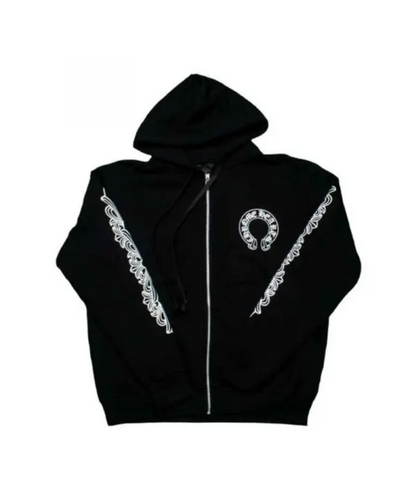 CH Zip-Up Hoodie Black