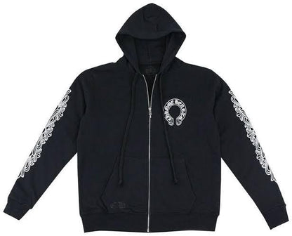 CH Zip-Up Hoodie Black