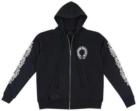CH Zip-Up Hoodie Black