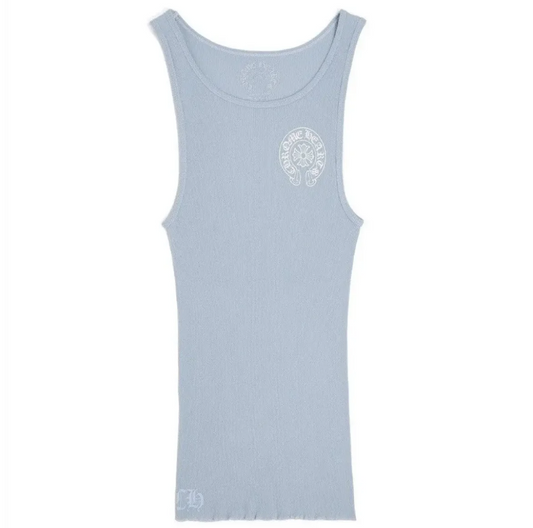 Baby Blue Rib Tank Top