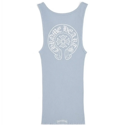 Baby Blue Rib Tank Top