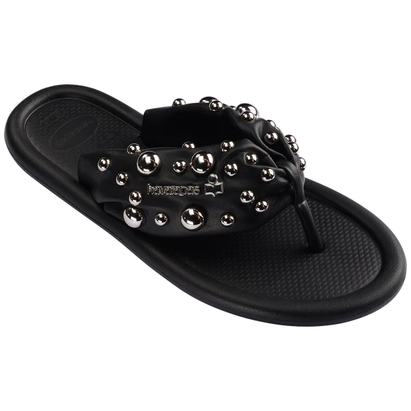 Women's Studded Platform Flip Flops